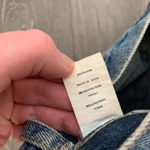 Superdown Revolve Angie Girlfriend Jeans Straight Leg Wash Blue High rise 25 - Picture 13 of 15